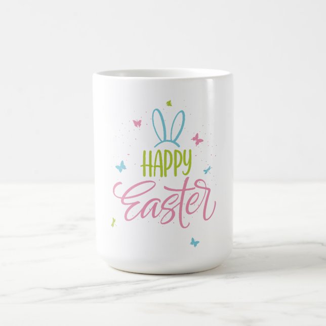 Mug Joyeuse Pâques aux papillons (Centre)