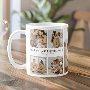 Mug Joyeuse photo de la fête des mères   Je t'aime mam