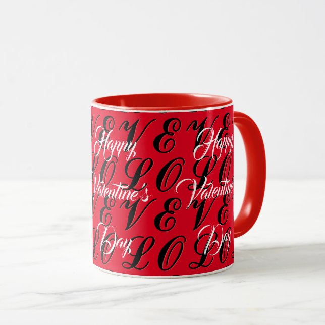 Mug "Joyeuse Saint-Valentin" (Devant droit)