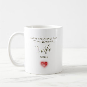 Mug Joyeuse Saint-Valentin à ma belle épouse