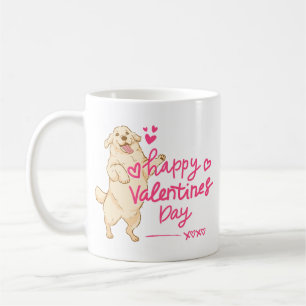 Mug Joyeuse Saint-Valentin Chien   Amour de chiot 