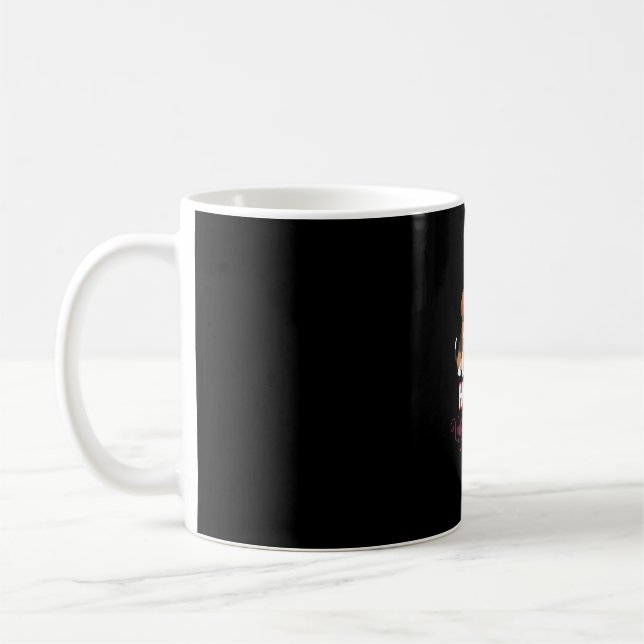 Mug Joyeuse Saint-Valentin Couple Beagle (Gauche)