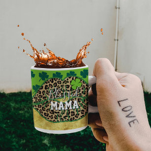 Mug Joyeuse St Patrick Day Maman bénie Lèvres