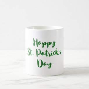 Mug Joyeuse St. Patrick's Day Typographie de police te