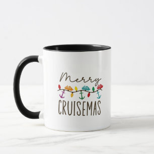 Mug Joyeuses croisières de Noël Famille de croisières