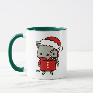 Mug Joyeuses fêtes avec Purrlock et MoriarTEA