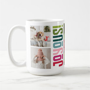 Mug Joyeuses fêtes Photos de famille multiples Noël