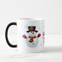 Mug Joyeuses Fêtes Snowman Morphant