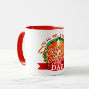 Mug Joyeuses Fêtes / Un papa sur un million (Votre tex