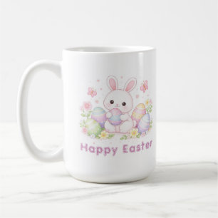 Mug Joyeuses Pâques - Lapin de Pâques mignon design de