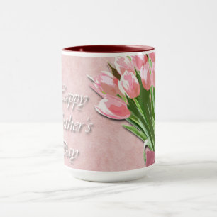 Mug Joyeuses Tulipes de la Fête des Mères