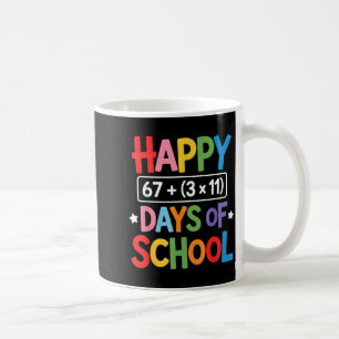 Mug Joyeux 100 Jours D'École Équation Mathématique 100