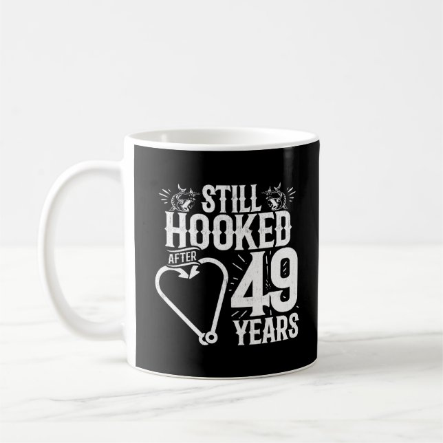 Mug Joyeux 49e Anniversaire aux couples mariés depuis  (Gauche)