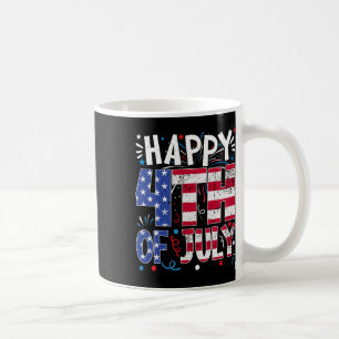 Mug Joyeux 4 juillet drapeau américain patriotique 4e