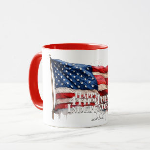 Mug Joyeux 4 juillet - Fête de l'Indépendance