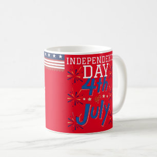 Mug Joyeux 4 juillet fête de l'indépendance Parti de l