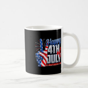 Mug Joyeux 4 juillet Fête de l'Indépendance Patriot Dr