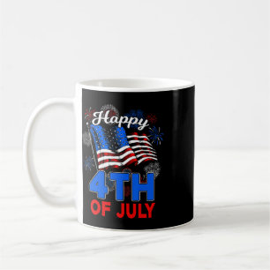 Mug Joyeux 4 juillet Fête patriotique américaine Drape
