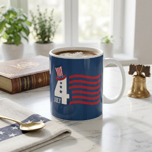 Mug Joyeux 4 juillet Jour de l'Indépendance de la fier