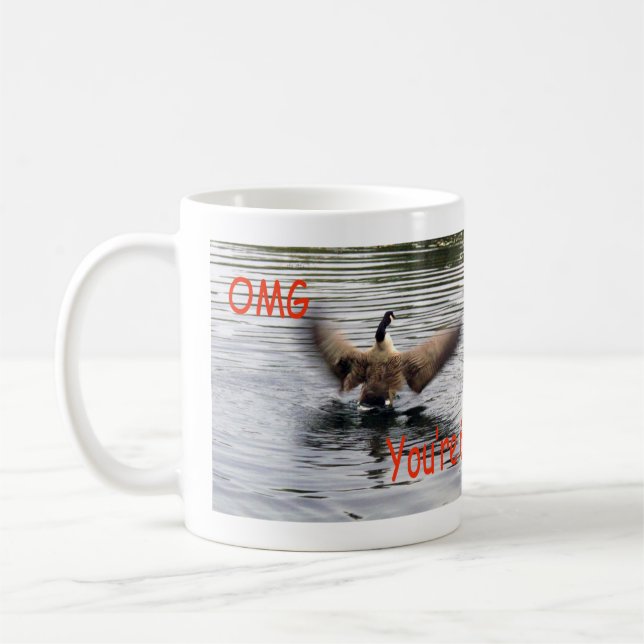 Mug Joyeux 60e anniversaire aux ailes d'oie (Gauche)