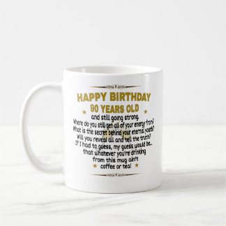 Mug Joyeux anniversaire 90 ans