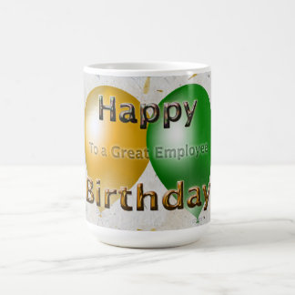 Mug Joyeux anniversaire à un grand employé