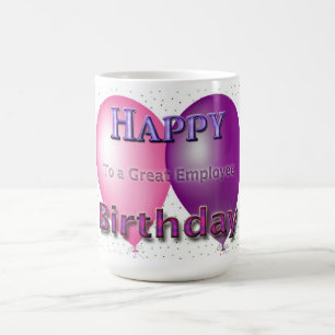 Mug Joyeux anniversaire à un grand employé