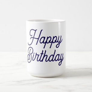 Mug Joyeux Anniversaire Blanc