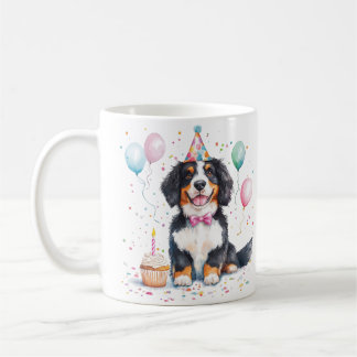 Mug Joyeux Anniversaire Chien de Montagne Bernois