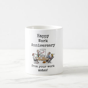 Mug Joyeux anniversaire de travail de votre travail Ma