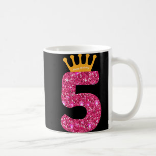 Mug Joyeux anniversaire, Filles 5e fête 5 ans Annivers