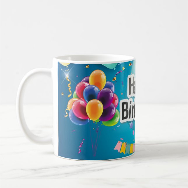 Mug Joyeux anniversaire Fun 50e jalon (Gauche)