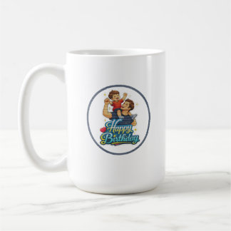 Mug Joyeux Anniversaire Papa et Fils