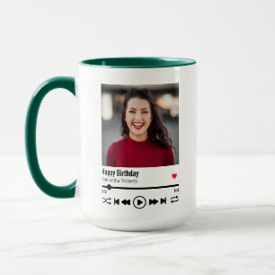 Mug Joyeux anniversaire tendance Nom personnalisé Pho