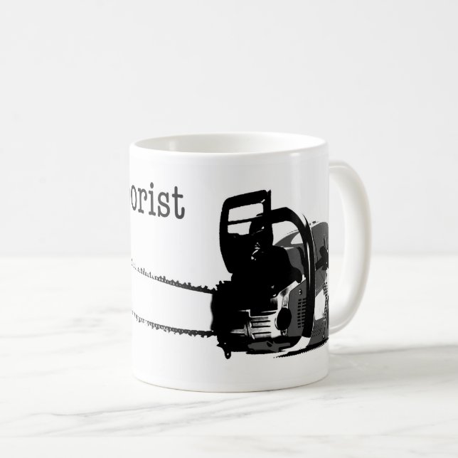 Mug Joyeux Arboriste de Noël Chainsaw (Devant droit)