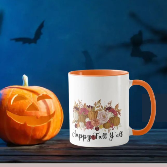 Mug Joyeux automne Y'all (Créateur téléchargé)