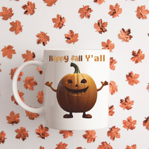Mug Joyeux automne y'all automne mignon citrouilles mu