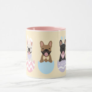 Mug Joyeux Bulldogs français de Pâques