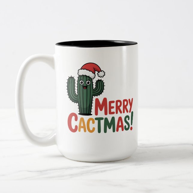Mug Joyeux Cact Noël (Gauche)