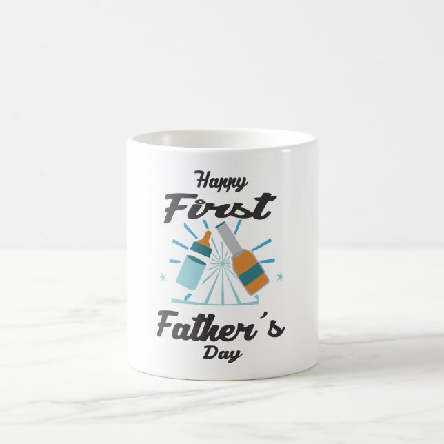 Mug Joyeux cadeau de la fête des Premiers Pères (Centre)