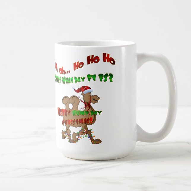 Mug Joyeux chameau de la Journée de la Humidité Noël H (Droite)