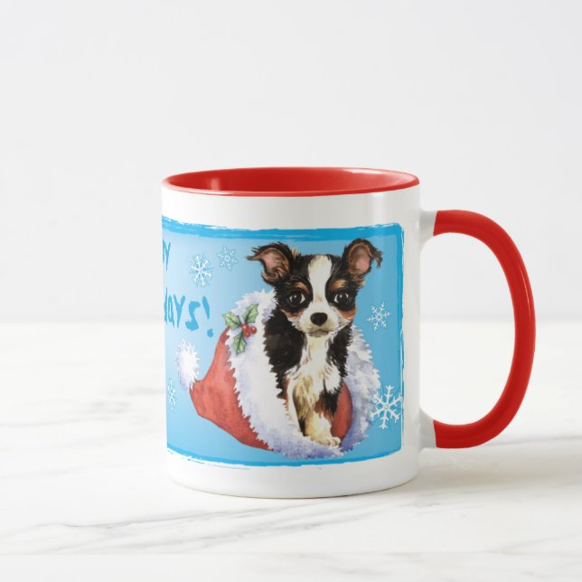 Mug Joyeux chapeau long de Howliday Chihuahua (Droite)