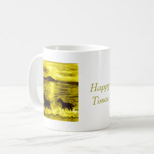 Mug Joyeux Chevaux Golden Seaside Custom