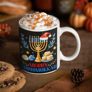 Mug Joyeux Chrismukkah Holiday Hanoukka Pajama Family