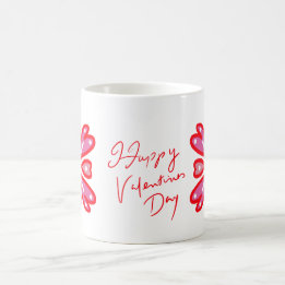 Mug Joyeux Coeurs de la fête des Valentines