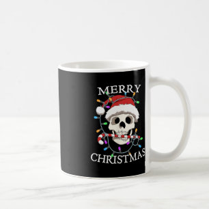 Mug Joyeux crâne de Noël Squelette Hommes Femmes