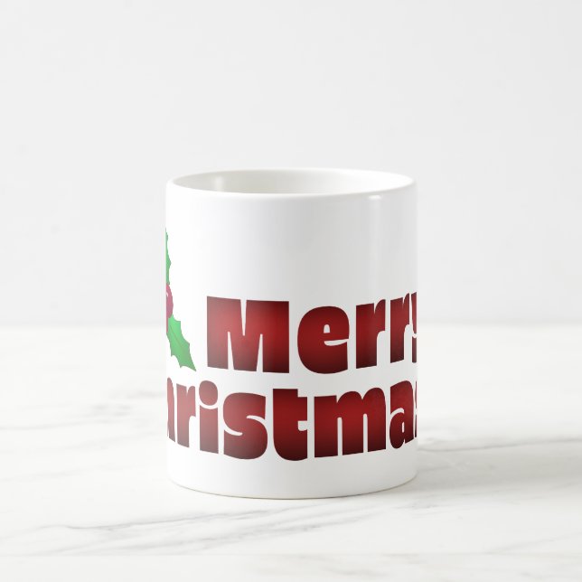 Mug Joyeux décor de la maison de Noël (Centre)