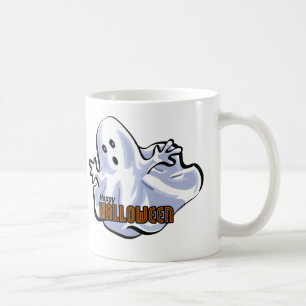 Mug Joyeux dessin animé du fantôme d'Halloween