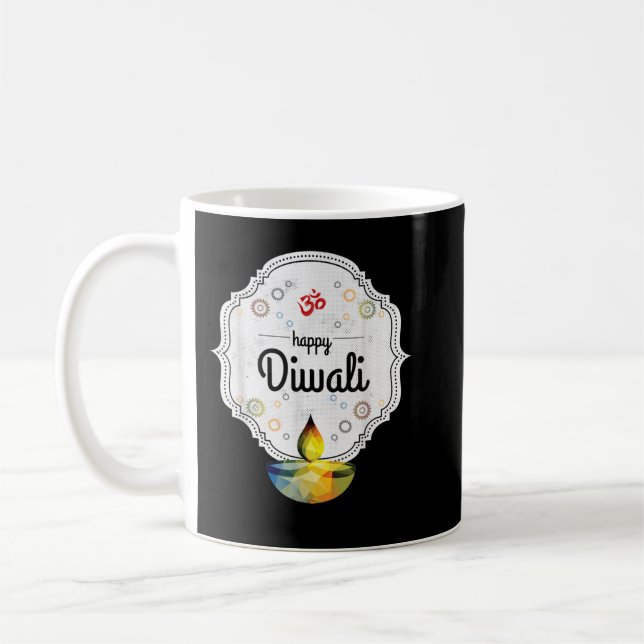 Mug Joyeux Diwali pour le Festival Hindu Deepavali en  (Gauche)