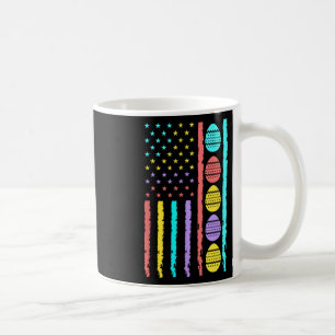 Mug Joyeux Drapeau de Pâques chasse aux oeufs Patrioti